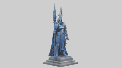 Space Warden statue model 3D model