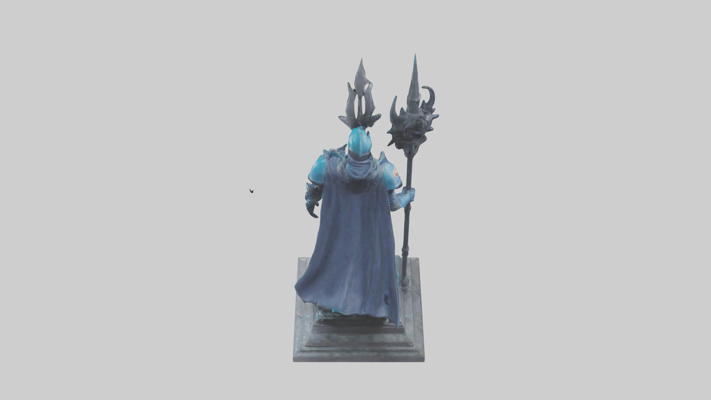 Space Warden statue model 3D model