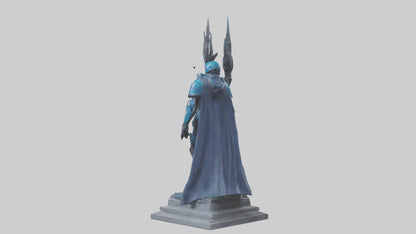 Space Warden statue model 3D model