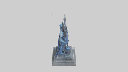 Space Warden statue model 3D model