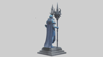 Space Warden statue model 3D model