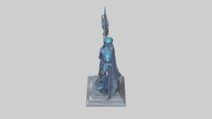 Space Warden statue model 3D model