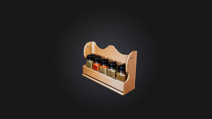 3D model Spice Rack VR / AR / low-poly