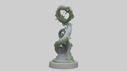 Spiral of Natures Path statue model 3D model