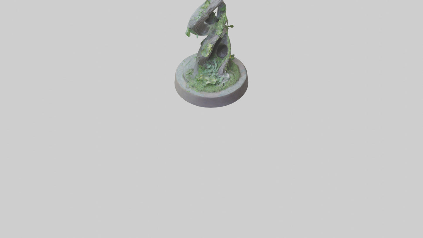 Spiral of Natures Path statue model 3D model
