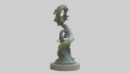 Spiral of Natures Path statue model 3D model