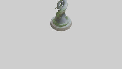 Spiral of Natures Path statue model 3D model
