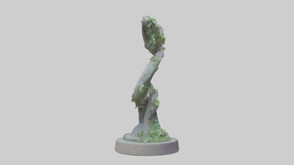 Spiral of Natures Path statue model 3D model