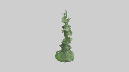 Spiraling Foliage statue model 3D model