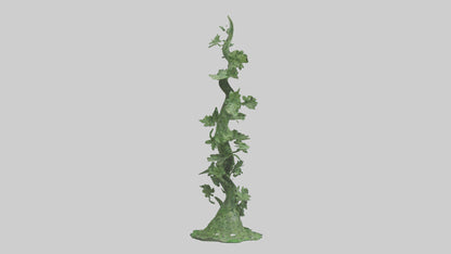 Spiraling Foliage statue model 3D model