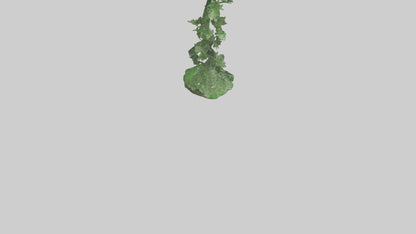 Spiraling Foliage statue model 3D model