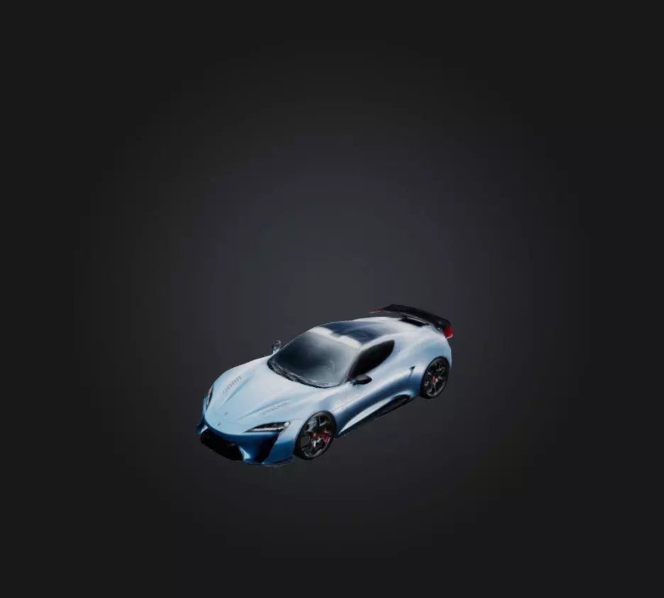 3D model sports car  VR / AR / low-poly