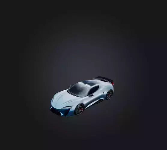 3D model sports car  VR / AR / low-poly