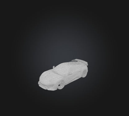3D model sports car  VR / AR / low-poly