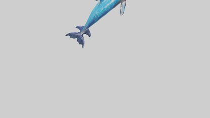 Spotted Dolphin statue model 3D model