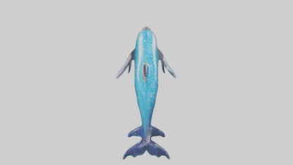 Spotted Dolphin statue model 3D model