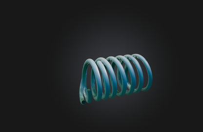 3D model Spring VR / AR / low-poly