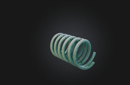 3D model Spring VR / AR / low-poly