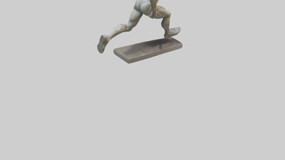 Sprinter in MidStep statue model 3D model
