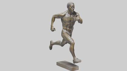Sprinter in MidStep statue model 3D model