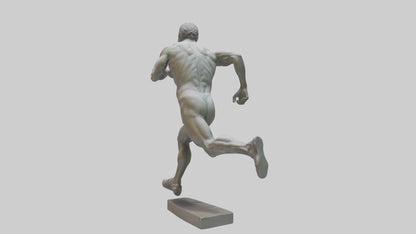 Sprinter in MidStep statue model 3D model