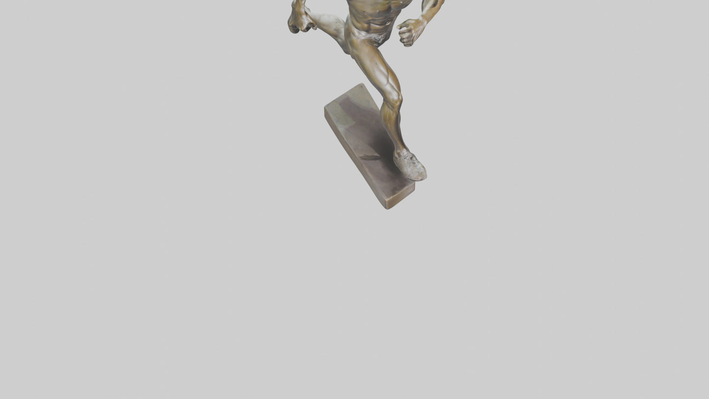 Sprinter in MidStep statue model 3D model