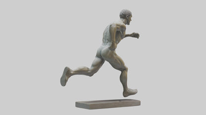 Sprinter in MidStep statue model 3D model