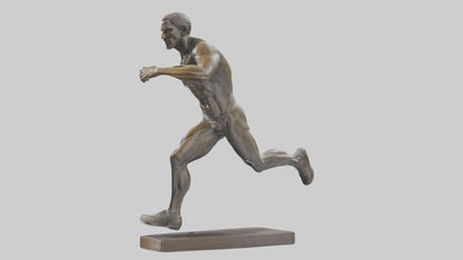 Sprinter in MidStep statue model 3D model