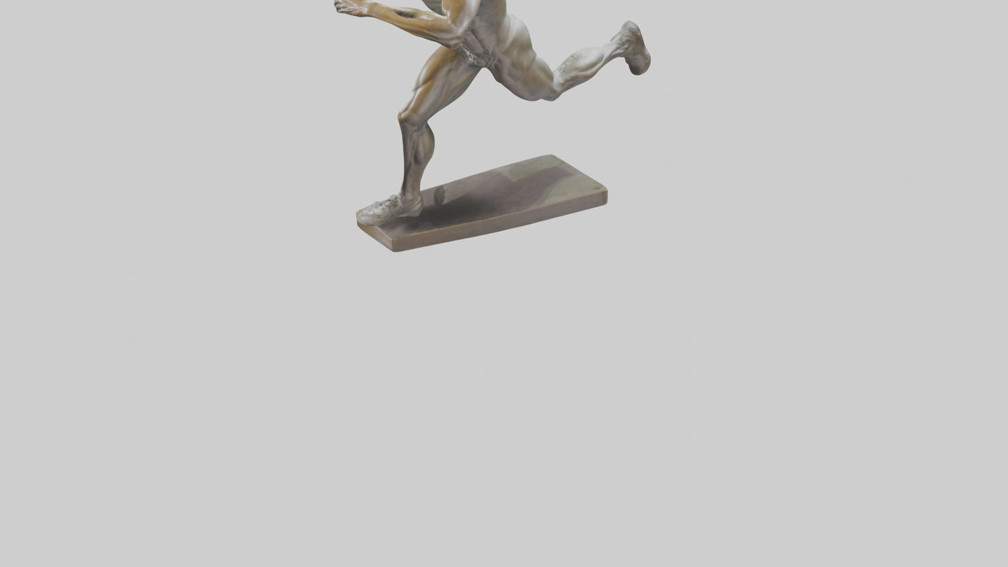 Sprinter in MidStep statue model 3D model