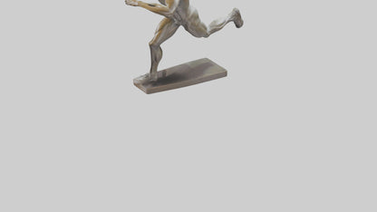Sprinter in MidStep statue model 3D model