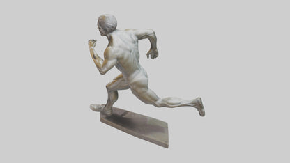 Sprinter in MidStep statue model 3D model