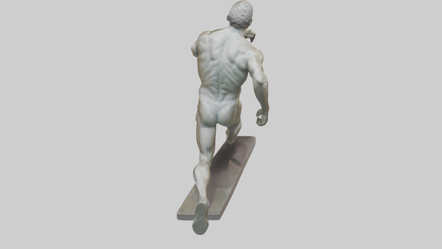 Sprinter in MidStep statue model 3D model