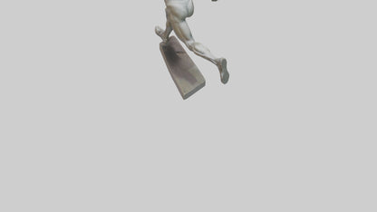 Sprinter in MidStep statue model 3D model