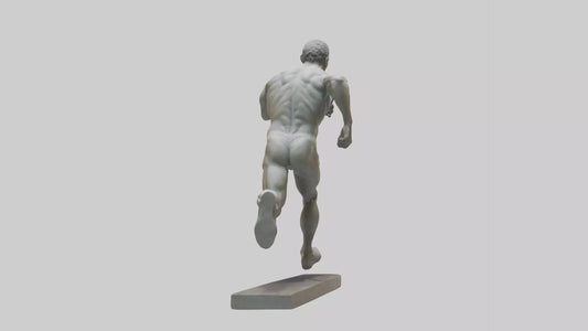 Sprinter in MidStep statue model 3D model