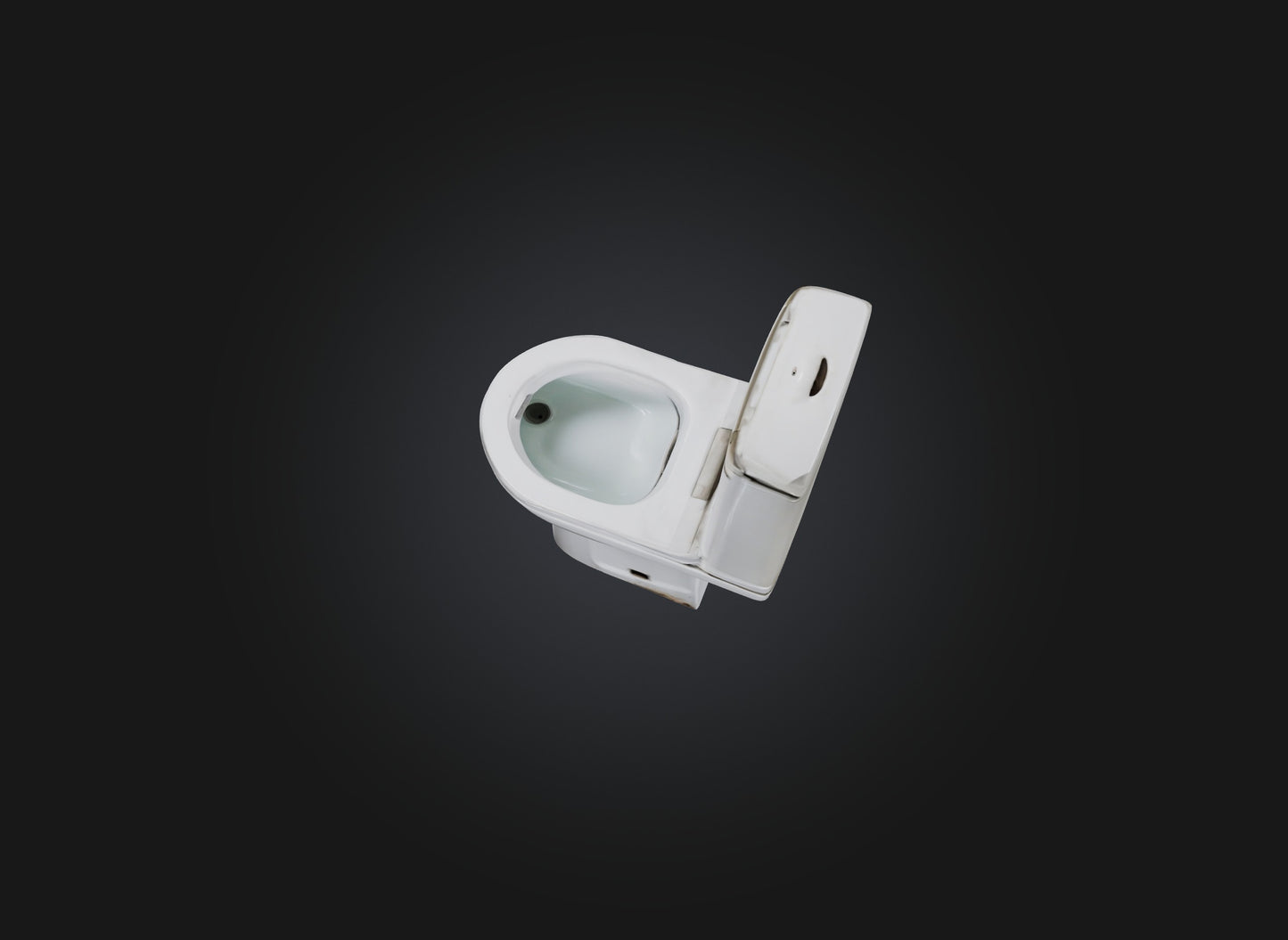 3D model squat toilet VR / AR / low-poly