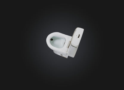 3D model squat toilet VR / AR / low-poly