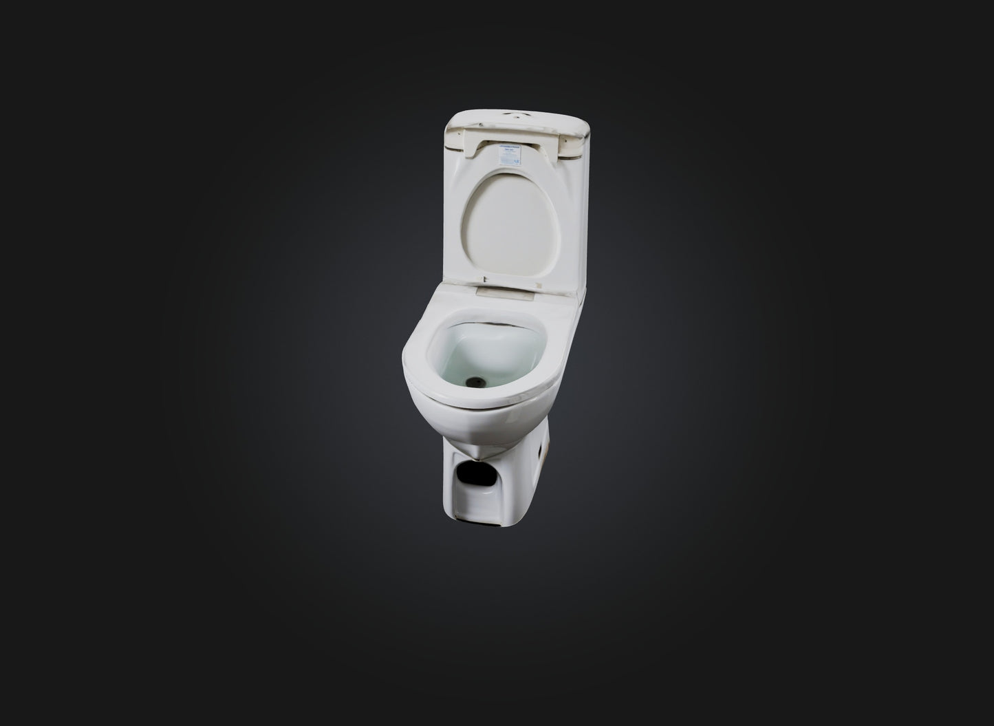 3D model squat toilet VR / AR / low-poly