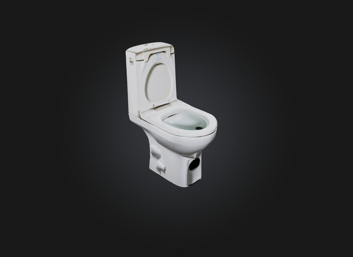 3D model squat toilet VR / AR / low-poly