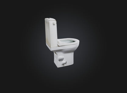 3D model squat toilet VR / AR / low-poly