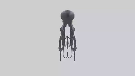 Squid Ink Skeleton model 3D model