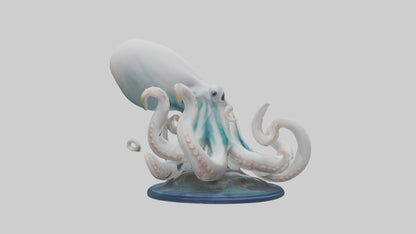 Squid statue model 3D model