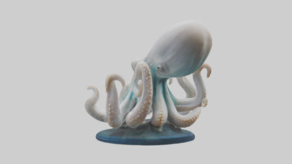 Squid statue model 3D model