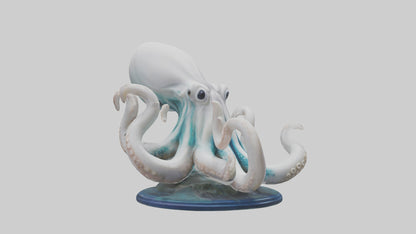 Squid statue model 3D model