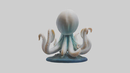 Squid statue model 3D model