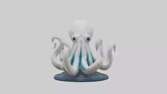 Squid statue model 3D model