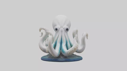 Squid statue model 3D model
