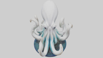Squid statue model 3D model
