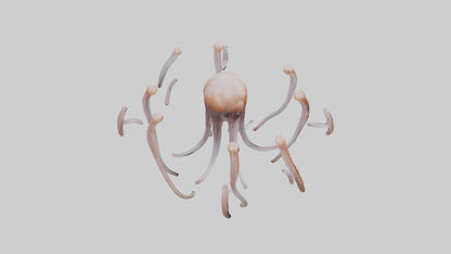 Squid Tentacles 3D model