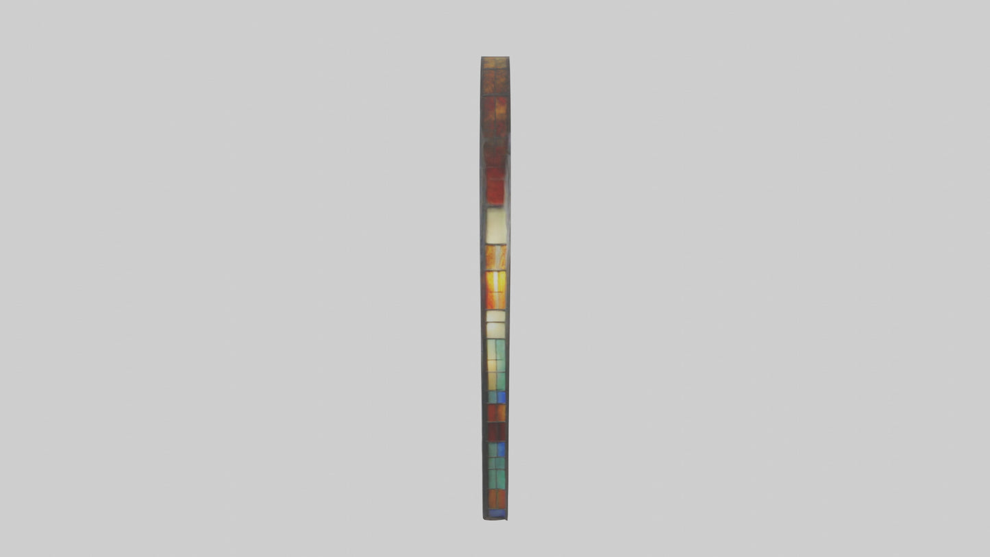 Stained glass door model 3D model