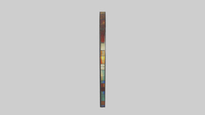 Stained glass door model 3D model